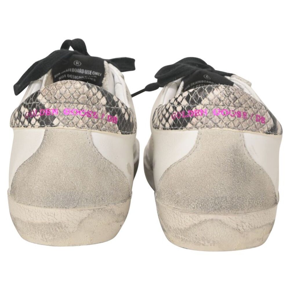 Golden Goose Superstar Low Top Sneakers in White Leather - Picture 4 of 9